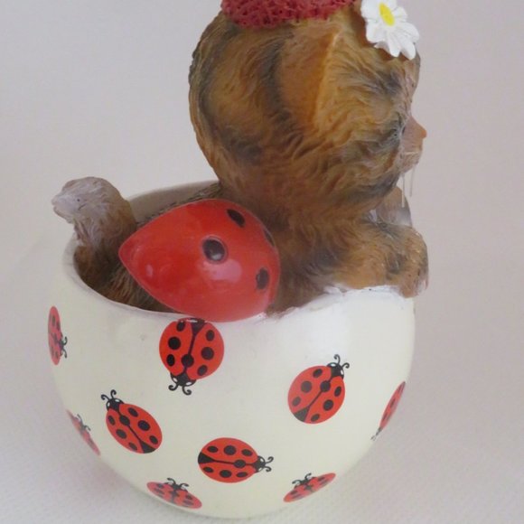 Cute as a Bug Cups of Affection Cat in Teacup with Certificate (F57) - Picture 5 of 12